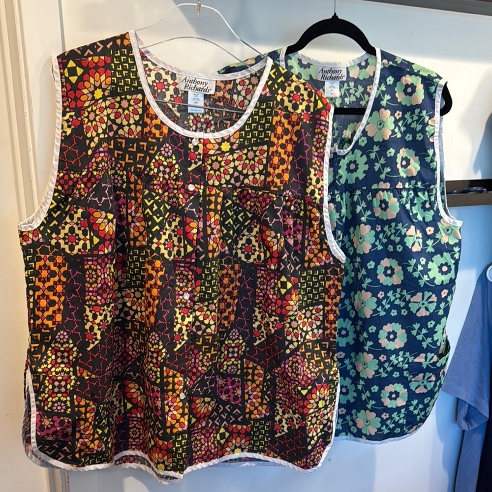 Anthony Richards Bundle 2 Snap Button Sleeveless … - image 1